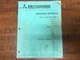 MITSUBISHI FORKLIFT SERVICE MANUAL FBC15K/18K/18KL/20K/25K/25KE/25KL/30K