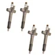 4X Fuel Injector 6137-12-3100 for Komatsu S6D105-1F S6D105-1C S4D105-5A