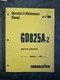 Komatsu GD825A-2 Motor Grader Operation And Maintenance Manual 