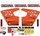 Fits KUBOTA SVL75 Decal Kit Skid Steer / safety decals /3M VINYL/ FREE SHIPPING
