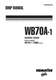 Komatsu WB70A-1 Backhoe Loader Service Manual