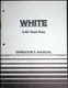 White 2-85 Field Boss Operator's Manual August 1975