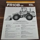 FiatAllis Fiat Allis FR10B gs Wheel Loader Specification Brochure Prospekt
