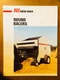 White New Idea 483 484 485 & 486 Round Balers Specifications Brochure - Mint