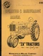 MINNEAPOLIS MOLINE ZA TRACTOR OPERATION MAINte s-144 MANUAL 1952 zau zas zae zan