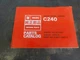 Isuzu C240 Diesel Engine Parts Catalog Manual     5-8871-0067-4