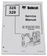 Bobcat 325, 328 Compact Excavator Service Manual Shop Repair Book 5 PN# 6902745