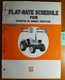 Kubota M4950 M5950 M6950 M7950 2WD 4WD Tractor Flat Rate Schedule Manual 2/83