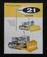 1963 ALLIS CHALMERS HD21 CRAWLER TRACTOR "BLADES" SPECIFICATIONS BROCHURE NICE