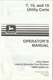 John Deere 7,10, And 15 Utility Carts Operator's Manual OMM122926