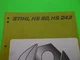 NEW STIHL DEALER / SERVICE REPAIR MANUAL FOR HS60 HS242 OEM