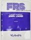 KUBOTA R510(B)  FRS Flat-Rate Schedule for WHEEL LOADER -Printed in JAPAN