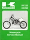 Kawasaki Motorcycle KX 125 & KX 250, 1992 1993 Service Manual, Free SHIPPING