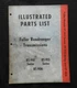 EATON FULLER ROADRANGER RT 906 910 915 TRANSMISSION PARTS CATALOG MANUAL