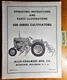 Allis-Chalmers 100 Series 111 112 113 114 121 121A 122 123 124 Cultivator Manual