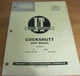 I&T Shop Service Manual CS-3 Cockshutt Models 35 & 40D4