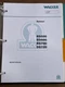 1999 WACKER SERVICE REPAIR MANUAL BS500 BS600 BS700 DS720 RAMMER