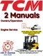 TCM FG18N16S FORKLIFT OPERATOR ENGINE REPAIR SHOP MANUALS PDF ON USB