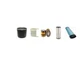 Filter Service Kit Fits JCB 520-40 B Air Oil Fuel w/Perkins 404D22 Eng. YR2011-
