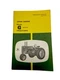 John Deere G Tractors OMR2009 Operators Manual Book
