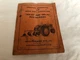 Allis-Chalmers WD-52 Pick-Up Plow Operator's Instructions Manual Parts Catalog