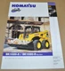Komatsu SK1020-5 Kompaktlader Compact Wheel Loader Brochure Prospekt DE