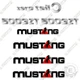 Fits Mustang 5003ZT Decal Kit Mini Excavator Replacement Stickers - 3M Vinyl!