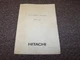Hitachi UH172 Hydraulic Excavator Original Factory Parts Catalog Manual Book