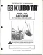 Kubota M4540 Backhoe Operator's Manual for L3350 L3730 L4150 Tractors