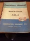 Blaw-Knox Blaw-Kontrol AGS-4 Operators Manual