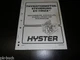 Workshop Manual Forklift Thyristor Motor Control 1994