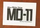NIKON MD-11 MOTORDRIVE INSTRUCTION BOOK/22307