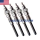 4 pcs Glow Plugs 6655233 for Bobcat Skid Steer Loader 753 763 773 w Kubota V2203