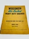 Wisconsin Air Cooled Heavy Duty Engines Model VP4D Instruction Book & Parts List