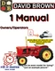 DAVID BROWN CASE 1490 TRACTOR OPERATORS MANUAL PDF ON USB