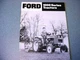 Ford 1100, 1300, 1500, 1700, 1900 Farm Tractor brochure                  