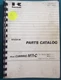 KAWASAKI CUMMINS M11-C ENGINE PARTS MANUAL BOOK FOR 85Z 90Z IV IV-2 LOADERS