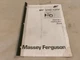 MASSEY FERGUSON MF 1242/1244 OPERATOR INSTRUCTION BOOK