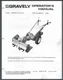 GRAVELY ROTARY CULTIVATOR OPERATOR'S MANUAL PART #22162 comb bound gloss covers
