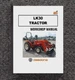 LK30TRACTOR SERVICE REPAIR WORKSHOP MANUAL Fits KIOTI DAEDONG LK30 - PAPER 