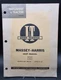 I&T Shop Service Manual Massey Harris MH-6A Model 16 Pacer Fix Repair Maintain