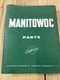 Manitowoc 3900B Parts Manual Serial # 391027 Genuine OEM Pre-owned Free Ship