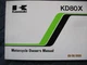 1988 Kawasaki KD80 N1 Motorcycle Owners Manual 99920-1441-01