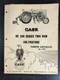 1958 Case Tractor HE 200 Cultivator Dealer Parts Catalog Manual Brochure Farming