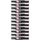 12PK Oregon G6 Gator Blade for 60" Kubota - RCK60-32, RCK60-40LX, RCK60R-F36