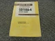Komatsu GD705A-4 Motor Grader Parts Catalog Manual S/N 31001 and Up