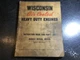 Wisconsin Air Cooled MVE4D & MVF4D Militar* 4 Cyl Engine Repair & Parts Manual