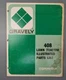 Gravely Model 408 Tractors - Illustrated Parts List ~ 1972