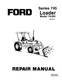 Ford 19-955 Series 745 Loader Service Manual Repair Shop Book