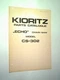 KIORITZ ECHO CHAINSAW MODEL CS-302 PARTS MANUAL